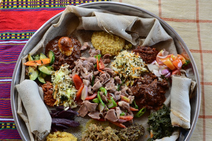 Traditional Ethiopian dish